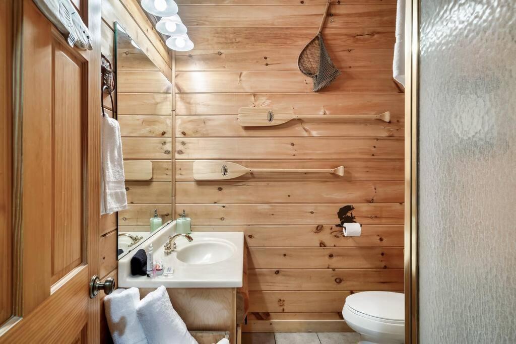 セバービル Spectacular Mtns Views With Private Hot Tub With Pool Table And Private Pondヴィラ エクステリア 写真