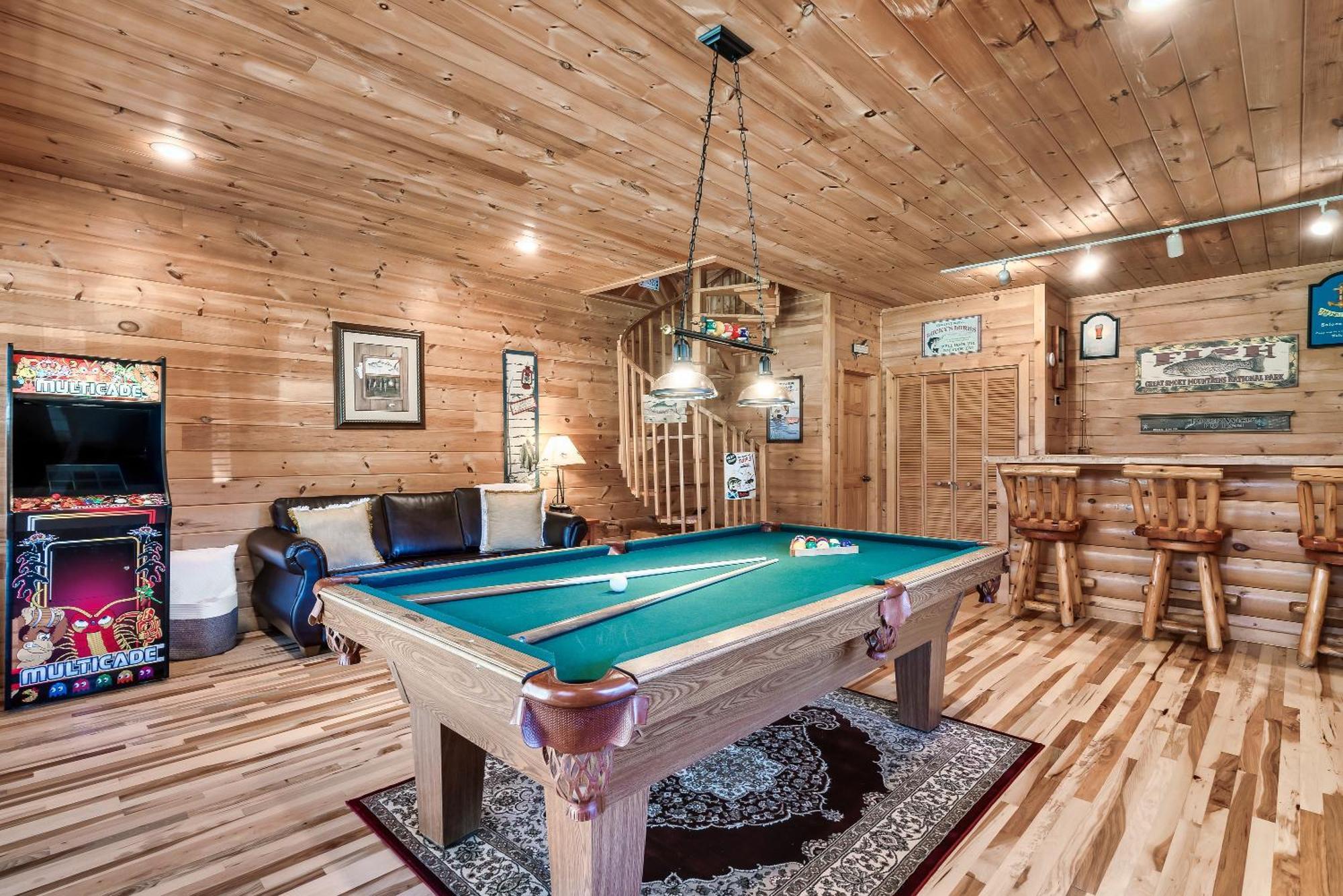 セバービル Spectacular Mtns Views With Private Hot Tub With Pool Table And Private Pondヴィラ エクステリア 写真