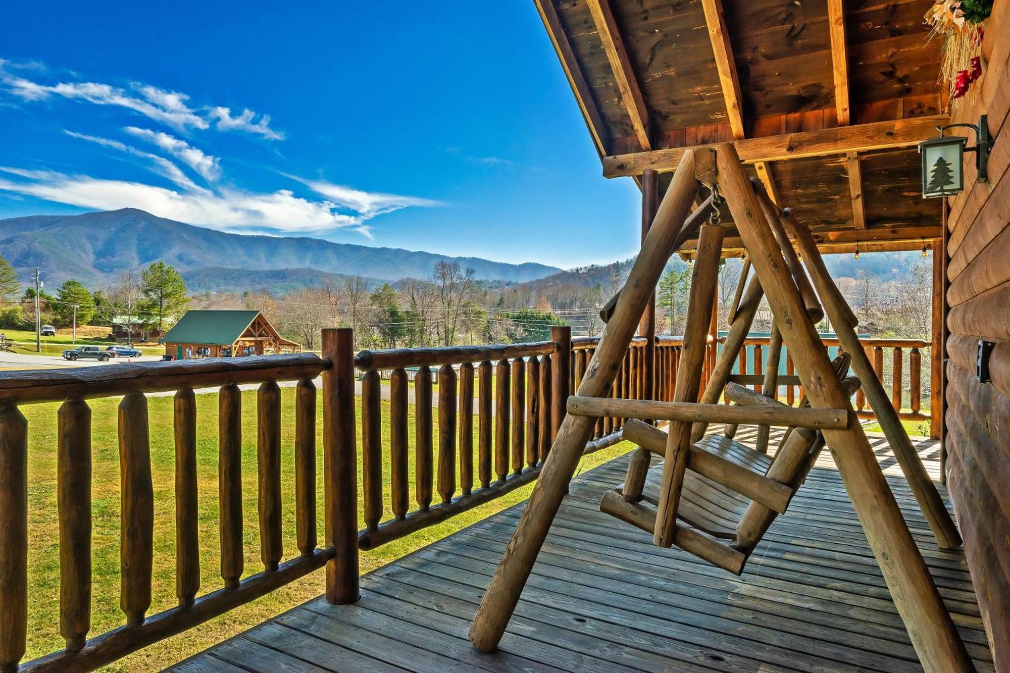 セバービル Spectacular Mtns Views With Private Hot Tub With Pool Table And Private Pondヴィラ エクステリア 写真